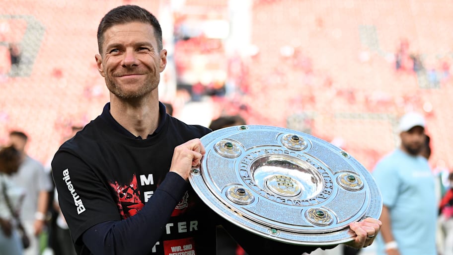 Xabi Alonso lead Bayer Leverkusen to their first-ever Bundesliga title. | IMAGO/Xinhua