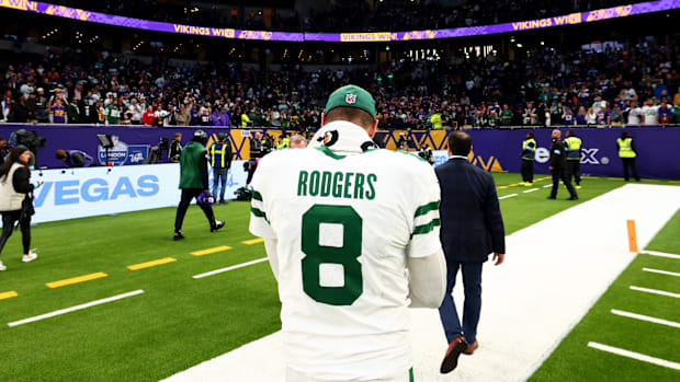 New York Jets quarterback Aaron Rodgers