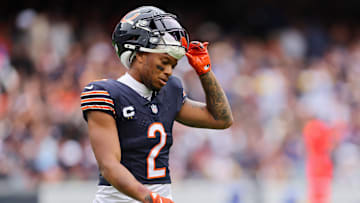 D.J. Moore caught his first touchdown pass of the season against the Rams.