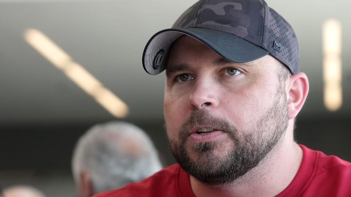 New Dallas Cowboys offensive coordinator Klayton Adams New Dallas Cowboys offensive coordinator Klayton Adams