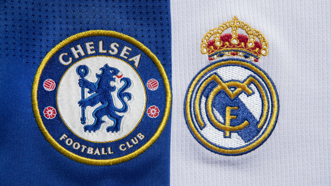 The Club Badges of Chelsea FC and Real Madrid