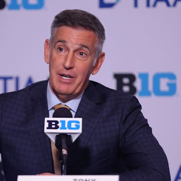 Big Ten commissioner Tony Petitti wants four guaranteed slots in the CFP for his conference teams.