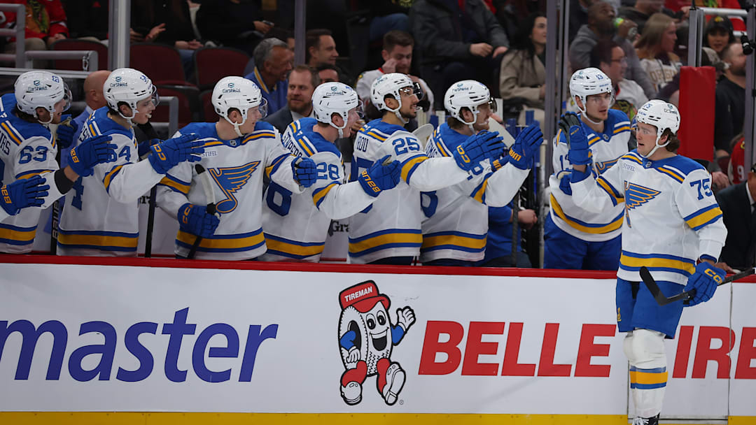 NHL: JAN 07 Blues at Blackhawks NHL: JAN 07 Blues at Blackhawks