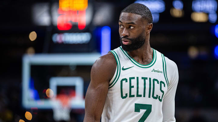 Jaylen Brown and the Celtics are road favorites in Utah.