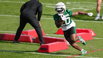 New York Jets running back Breece Hall 