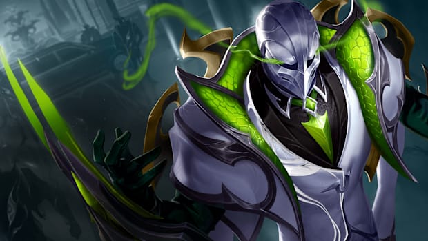 Zed is a Cypher champion in TFT Set 14 Cyber City