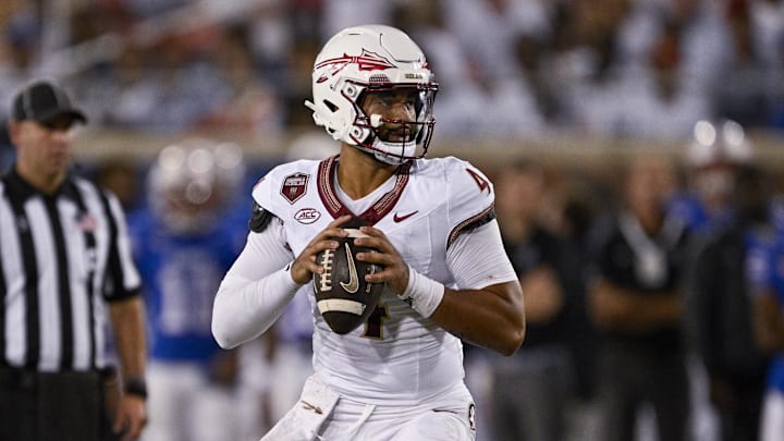 Florida State quarterback DJ Uiagalelei underwent surgery on his right throwing hand this week and could miss the rest of the season. Florida State quarterback DJ Uiagalelei underwent surgery on his right throwing hand this week and could miss the rest of the season.