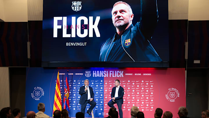 FC Barcelona Unveil New Head Coach Hansi Flick