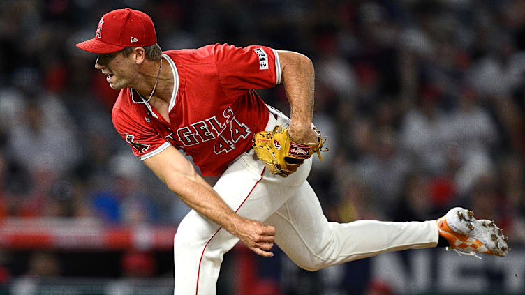 Los Angeles Angels pitcher Ben Joyce