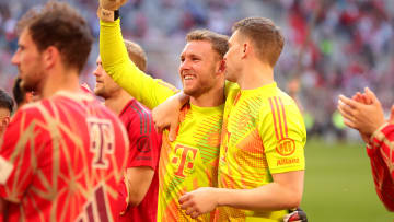 Daniel Peretz mit Manuel Neuer