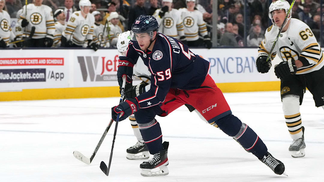 Boston Bruins v Columbus Blue Jackets