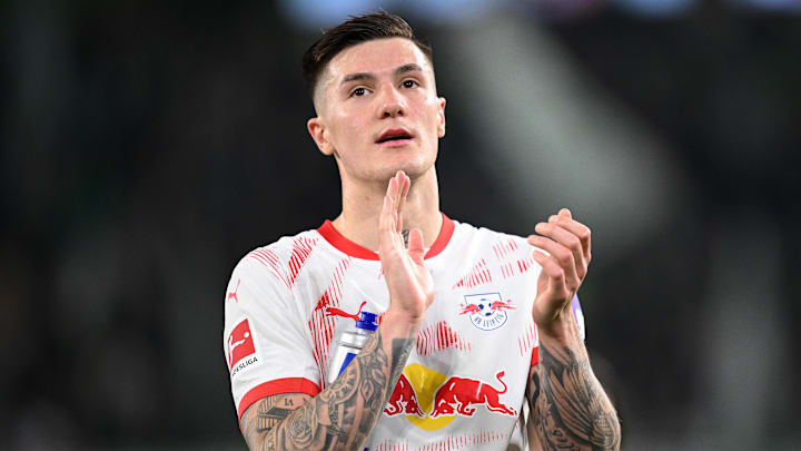 Benjamin Sesko könnte RB Leipzig verlassen. Benjamin Sesko könnte RB Leipzig verlassen.