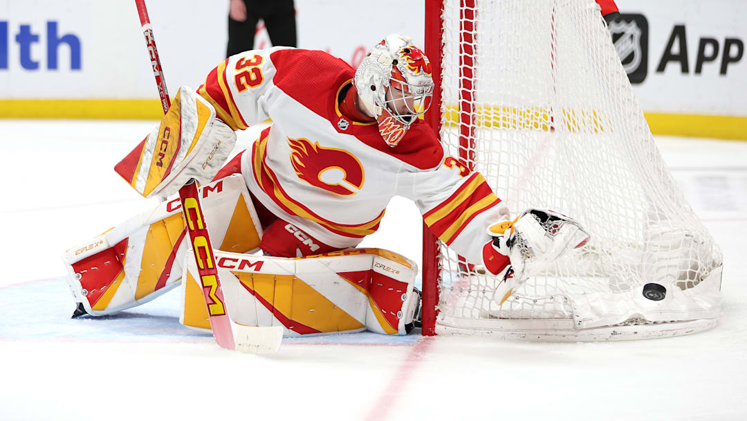Dustin Wolf remains the Flames' remaining ticket to the Stanley Cup playoffs this season.