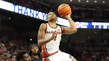 Auburn Tigers guard Keyshawn Hall led all scorers with 28 points in the OT win over Bethune-Cookman.