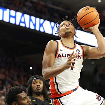 Auburn Tigers guard Keyshawn Hall led all scorers with 28 points in the OT win over Bethune-Cookman.