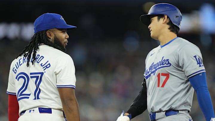 Vladimir Guerrero Jr., left, and Shohei Ohtani are set to lead their teams in the Fall Classic. Vladimir Guerrero Jr., left, and Shohei Ohtani are set to lead their teams in the Fall Classic.