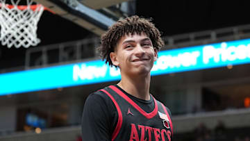 San Diego State Aztecs guard Miles Byrd. 