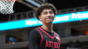 San Diego State Aztecs guard Miles Byrd. 