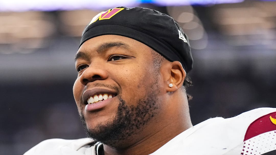 Washington Commanders defensive tackle Daron Payne Washington Commanders defensive tackle Daron Payne