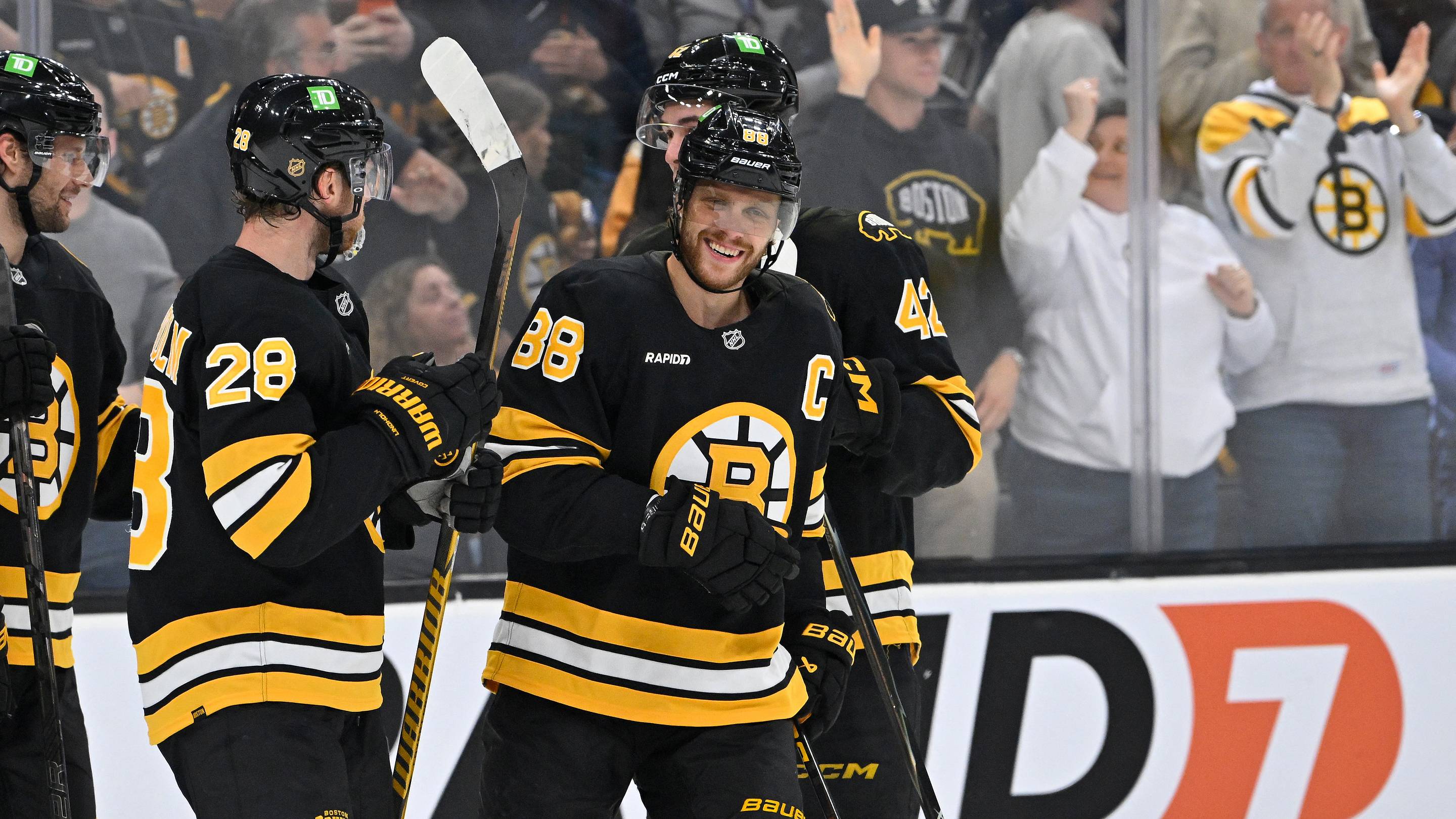 Depth scoring may not be a problem this season for the Boston Bruins