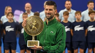 Novak Djokovic won his 101st title at the Hellenic Championship in Athens.
