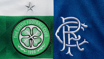 The Glasgow Celtic FC and the Glasgow Rangers FC Club Badges