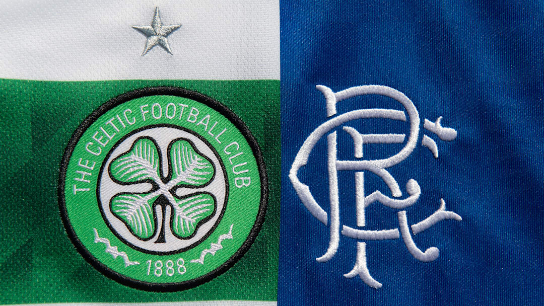 The Glasgow Celtic FC and the Glasgow Rangers FC Club Badges