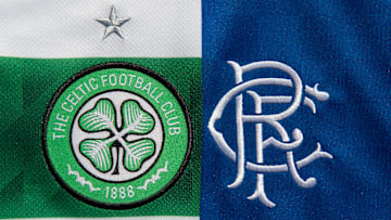 The Glasgow Celtic FC and the Glasgow Rangers FC Club Badges