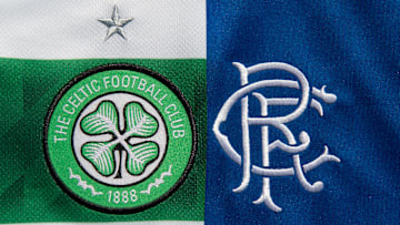 The Glasgow Celtic FC and the Glasgow Rangers FC Club Badges