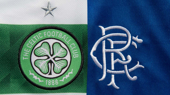 The Glasgow Celtic FC and the Glasgow Rangers FC Club Badges