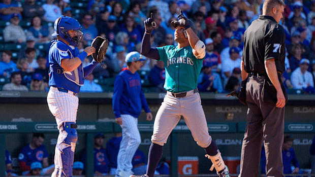 Seattle Mariners catcher Harry For