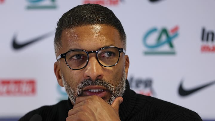 Habib Beye a tenu sa première conférence de presse avec l'OM.