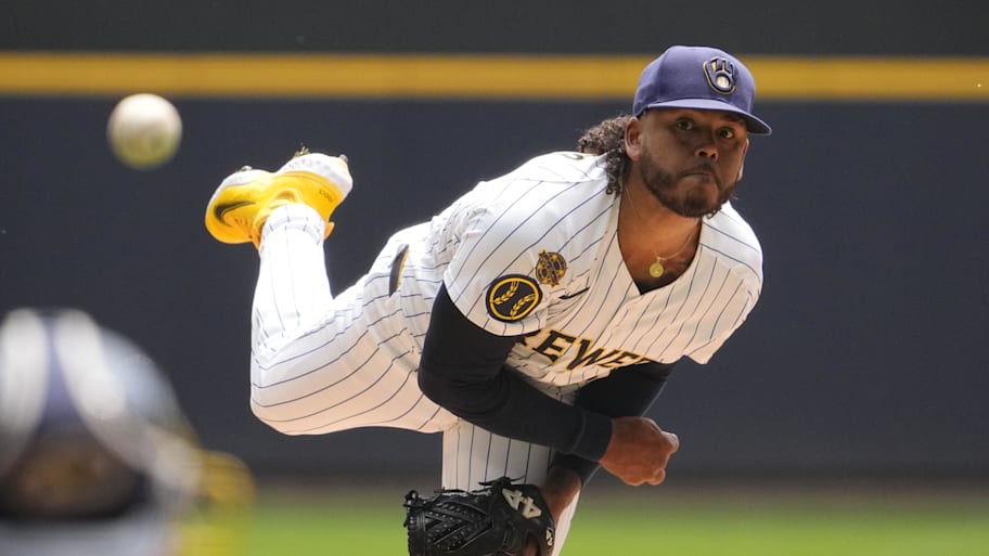 Milwaukee Brewers pitcher Freddy Peralta