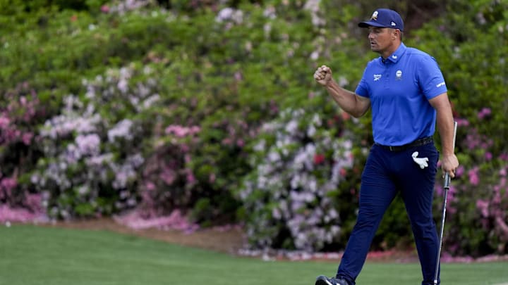 Bryson DeChambeau is once again a part of the story at Augusta National. Bryson DeChambeau is once again a part of the story at Augusta National.