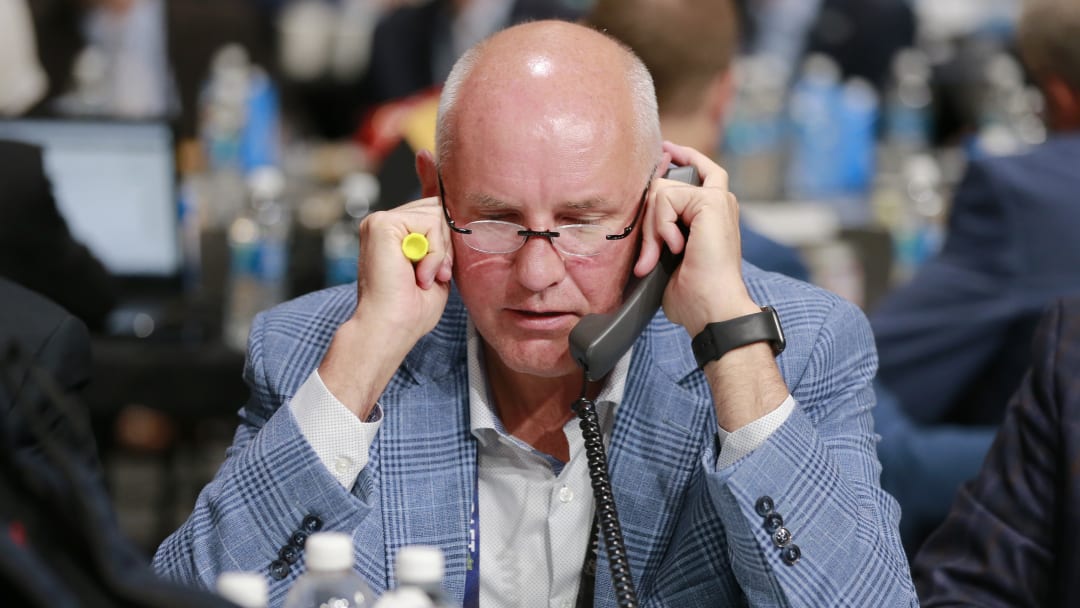 St. Louis Blues GM Doug Armstrong at the 2023 NHL Draft