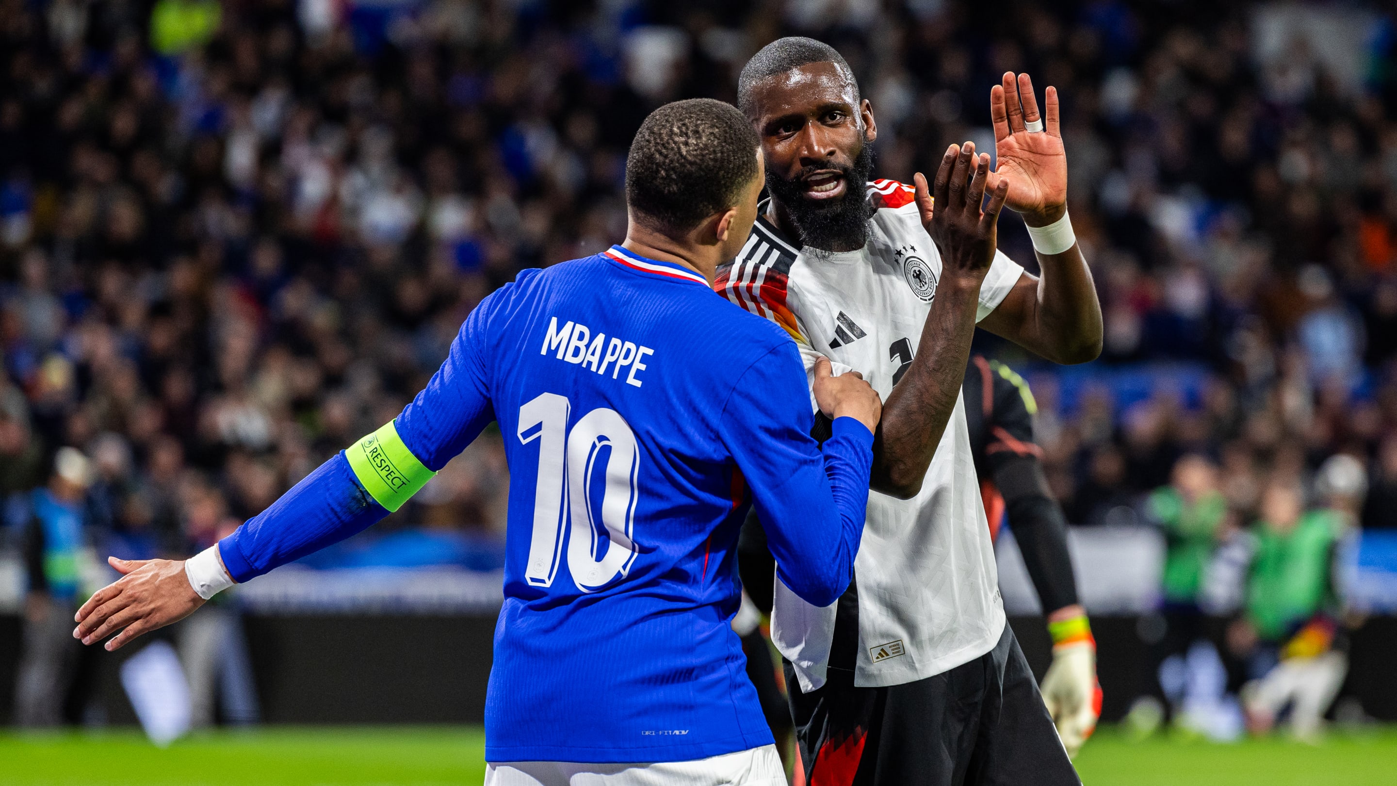Antonio Rudiger vows to 'smash' Kylian Mbappe in Champions League final
