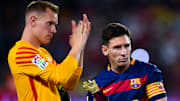 Marc-Andre ter Stegen spent seven years alongside Lionel Messi at Barcelona