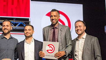 Landry Fields at the 2024 NBA Draft Lottery (05.12.2024)