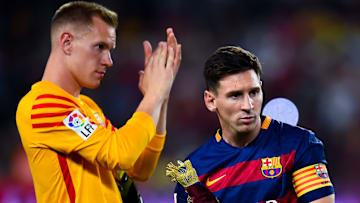 Marc-Andre ter Stegen spent seven years alongside Lionel Messi at Barcelona