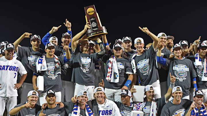 2017 Division I Men's College World Series - Florida v LSU - Game 2