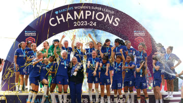 Chelsea were crowned champions of the 2023/24 Women's Super League season