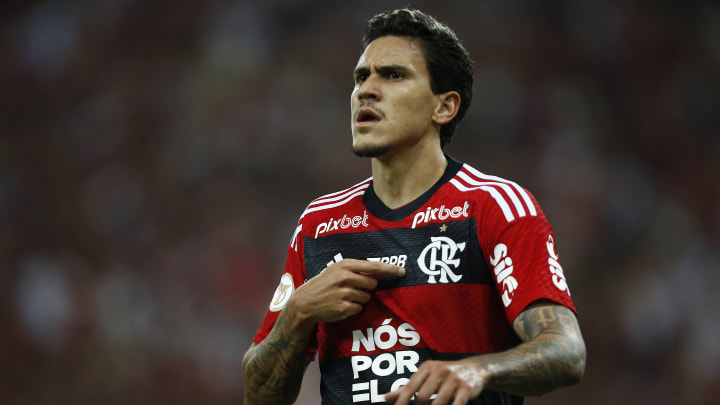 Pedro já marcou nove gols em dez jogos pelo Flamengo em 2024 Pedro já marcou nove gols em dez jogos pelo Flamengo em 2024