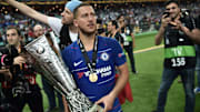 Eden Hazard conquistou a UEFA Europa League em 2019 com o Chelsea.