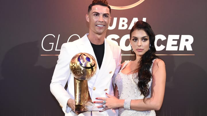 Cristiano Ronaldo, Georgina Rodriguez at Globe Soccer Award.