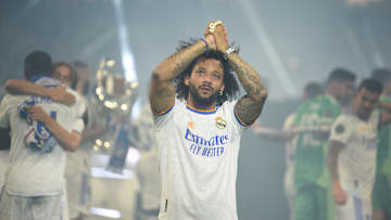 Real Madrid CF Celebrates Winning The UEFA Champions League Final 2021/22
