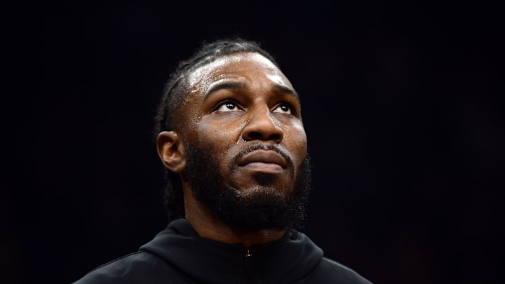 Dec 23, 2021; Phoenix, Arizona, USA; Phoenix Suns forward Jae Crowder (99) is introduced before the game against the Oklahoma City Thunder at Footprint Center. Mandatory Credit: Joe Camporeale-Imagn Images