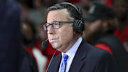 Feb 17, 2024; Houston, Texas, USA; Broadcaster Ian Eagle before the game between the Houston Cougars and the Texas Longhorns at Fertitta Center. 