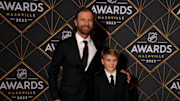 Jun 26, 2023; Nashville, Tennessee, USA; Country musician and awards show host Dierks Bentley arrives on the red carpet before the 2023 NHL Awards at Bridgestone Arena. Mandatory Credit: Christopher Hanewinckel-USA TODAY Sports