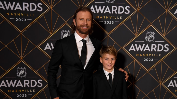 Jun 26, 2023; Nashville, Tennessee, USA; Country musician and awards show host Dierks Bentley arrives on the red carpet before the 2023 NHL Awards at Bridgestone Arena. Mandatory Credit: Christopher Hanewinckel-USA TODAY Sports