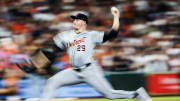 Jun 14, 2024; Houston, Texas, USA; Detroit Tigers starting pitcher Tarik Skubal (29) pitches against the Houston Astros in the fourth inning at Minute Maid Park. Mandatory Credit: Thomas Shea-USA TODAY Sports